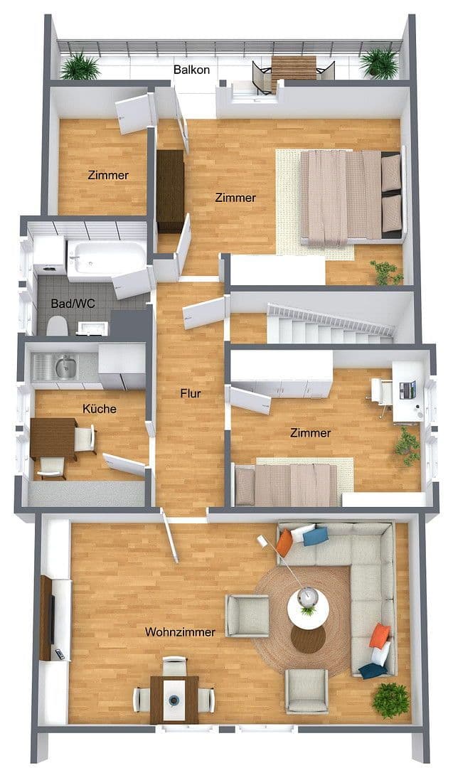 Prenájom bytu 3-izbový 67 m², Wilhelmstr. 12/1, Altensteig, Bádensko-Wurttembersko Prenájom bytu 3-izbový 67 m², Wilhelmstr. 12/1, Altensteig, Bádensko-Wurttembersko