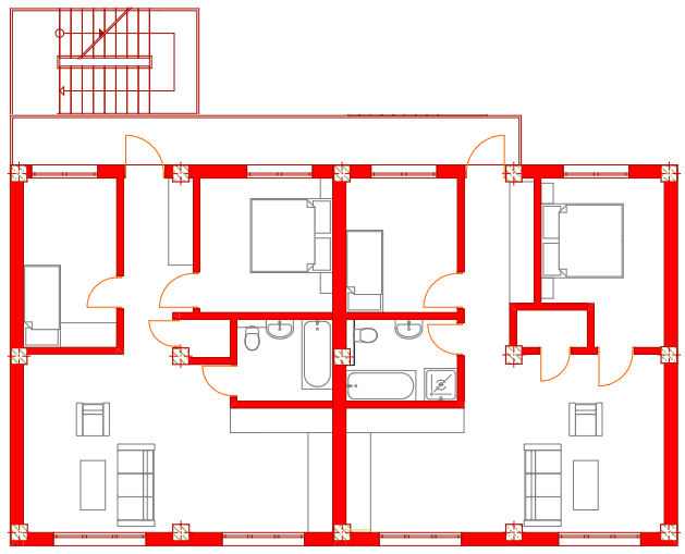 Predaj bytu 3-izbový 33 m², Fehrbellin, Brandenbursko Predaj bytu 3-izbový 33 m², Fehrbellin, Brandenbursko