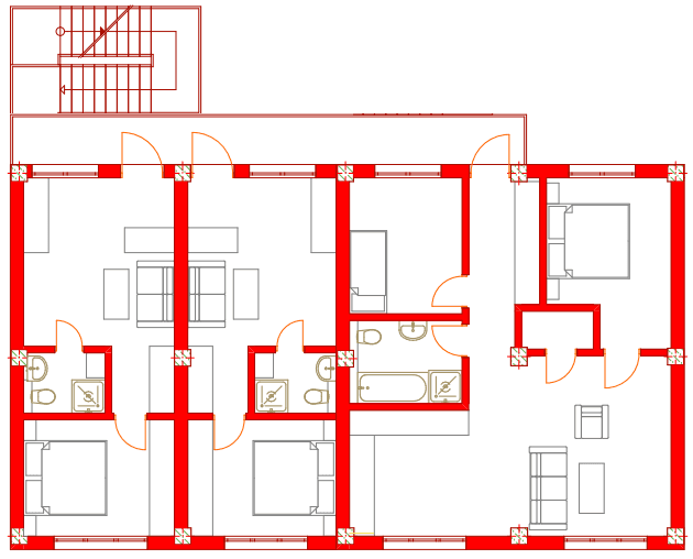 Predaj bytu 3-izbový 33 m², Fehrbellin, Brandenbursko Predaj bytu 3-izbový 33 m², Fehrbellin, Brandenbursko