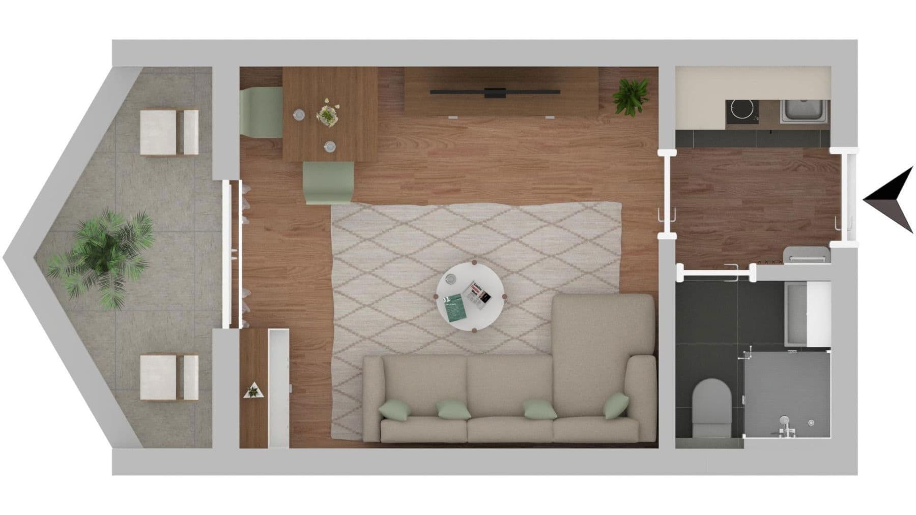 Predaj bytu 1-izbový 25 m², Rhöndorfer Straße 8, Köln, Severné Porýnie - Westfálsko Predaj bytu 1-izbový 25 m², Rhöndorfer Straße 8, Köln, Severné Porýnie - Westfálsko