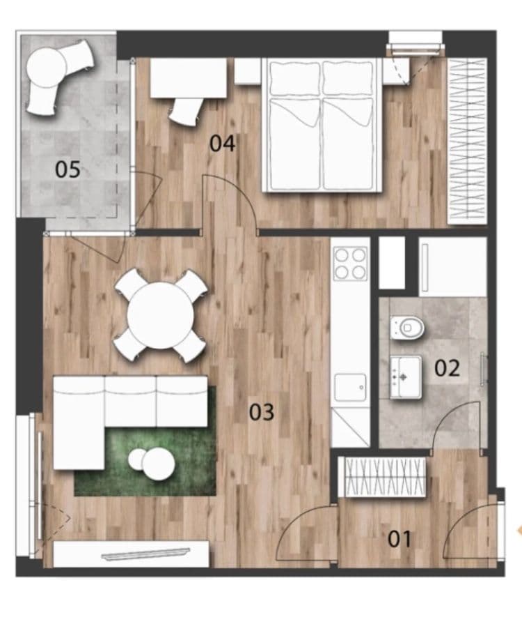 Predaj bytu 2-izbový 47 m², Arnošta Valenty, Praha, Praha Predaj bytu 2-izbový 47 m², Arnošta Valenty, Praha, Praha