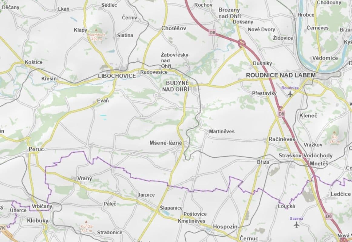 Predaj pozemku 1.120 m², Mšené-lázně, Ústecký kraj Predaj pozemku 1.120 m², Mšené-lázně, Ústecký kraj