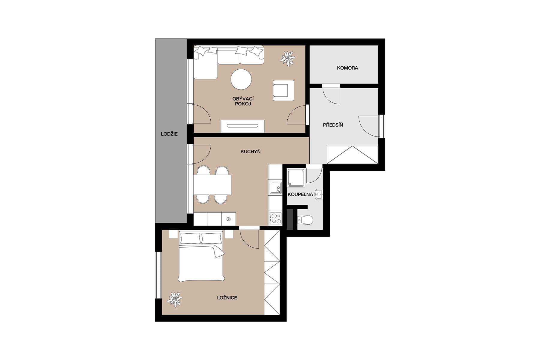 Predaj bytu 2-izbový 58 m², Matoušova, Liberec, Liberecký kraj Predaj bytu 2-izbový 58 m², Matoušova, Liberec, Liberecký kraj