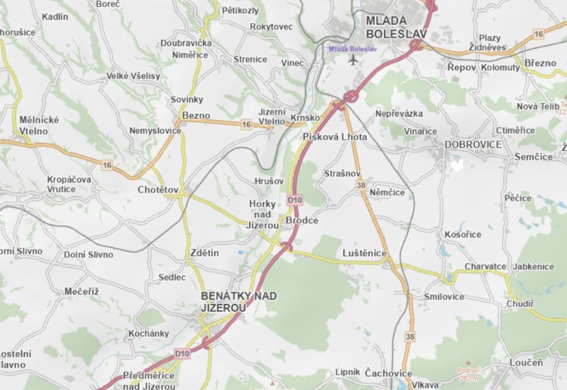 Predaj pozemku 27.450 m², Benátky nad Jizerou, Středočeský kraj Predaj pozemku 27.450 m², Benátky nad Jizerou, Středočeský kraj