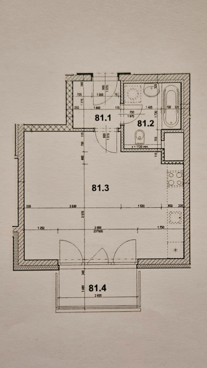 Predaj bytu 1-izbový 37 m², Štanderova, Praha, Praha Predaj bytu 1-izbový 37 m², Štanderova, Praha, Praha