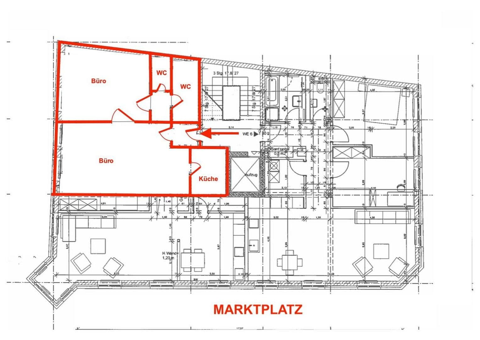 Prenájom kancelárie 60 m², Am Markt 2, Schwerin, Meklenbursko-Predpomoransko Prenájom kancelárie 60 m², Am Markt 2, Schwerin, Meklenbursko-Predpomoransko