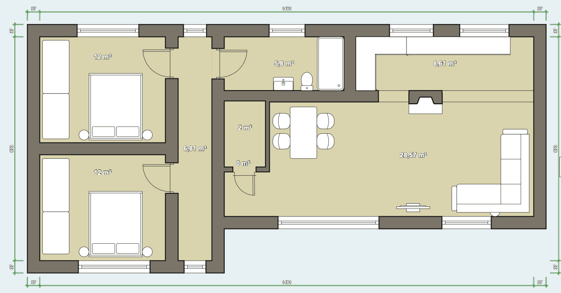 Predaj domu 77 m², pozemek 426 m², Berlin, Berlín Predaj domu 77 m², pozemek 426 m², Berlin, Berlín