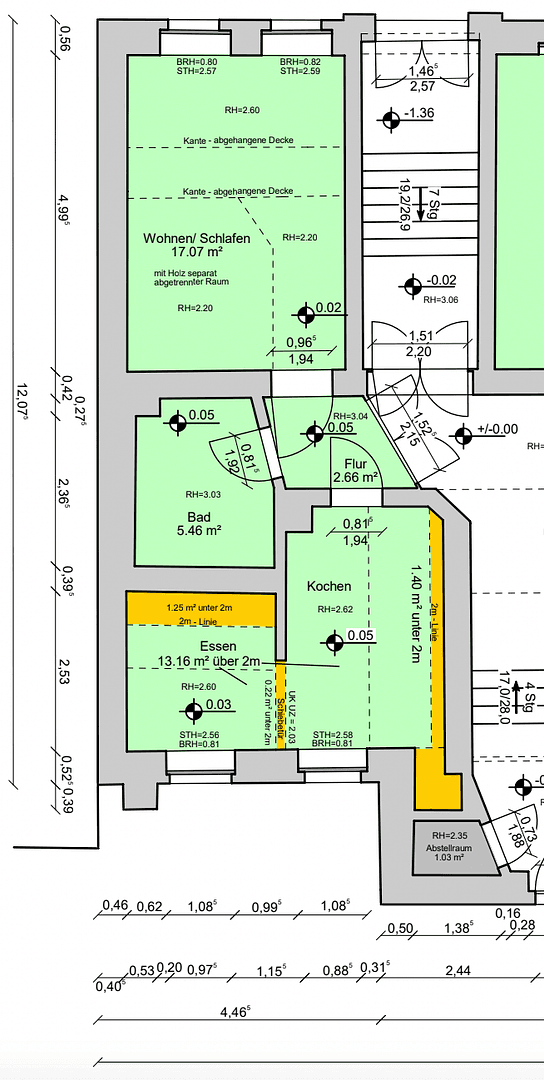 Prenájom bytu 2-izbový 43 m², Casparistraße 4, Chemnitz, Sasko Prenájom bytu 2-izbový 43 m², Casparistraße 4, Chemnitz, Sasko