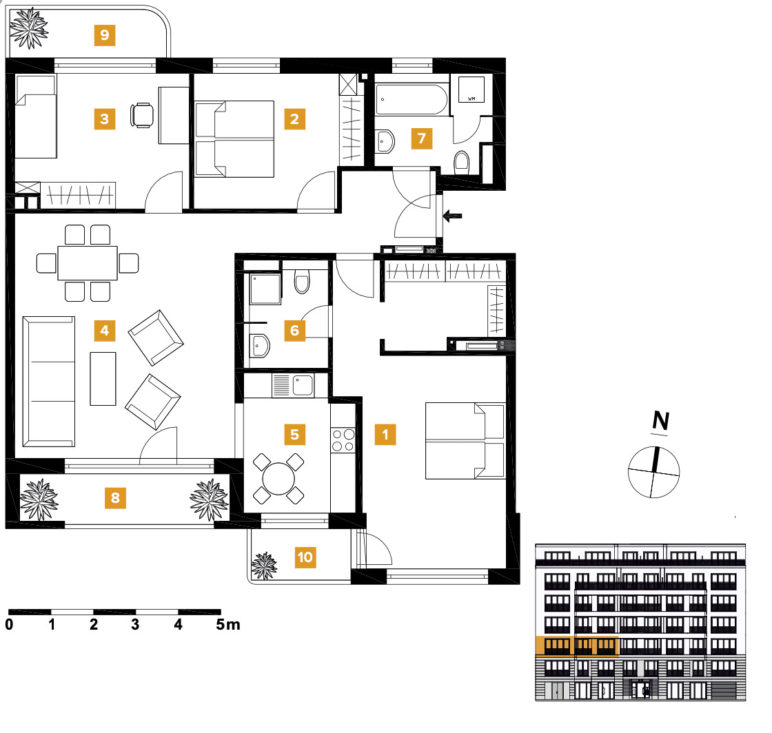 Predaj bytu 4-izbový 114 m², Hohenstaufenstraße 9, Berlin, Berlín Predaj bytu 4-izbový 114 m², Hohenstaufenstraße 9, Berlin, Berlín