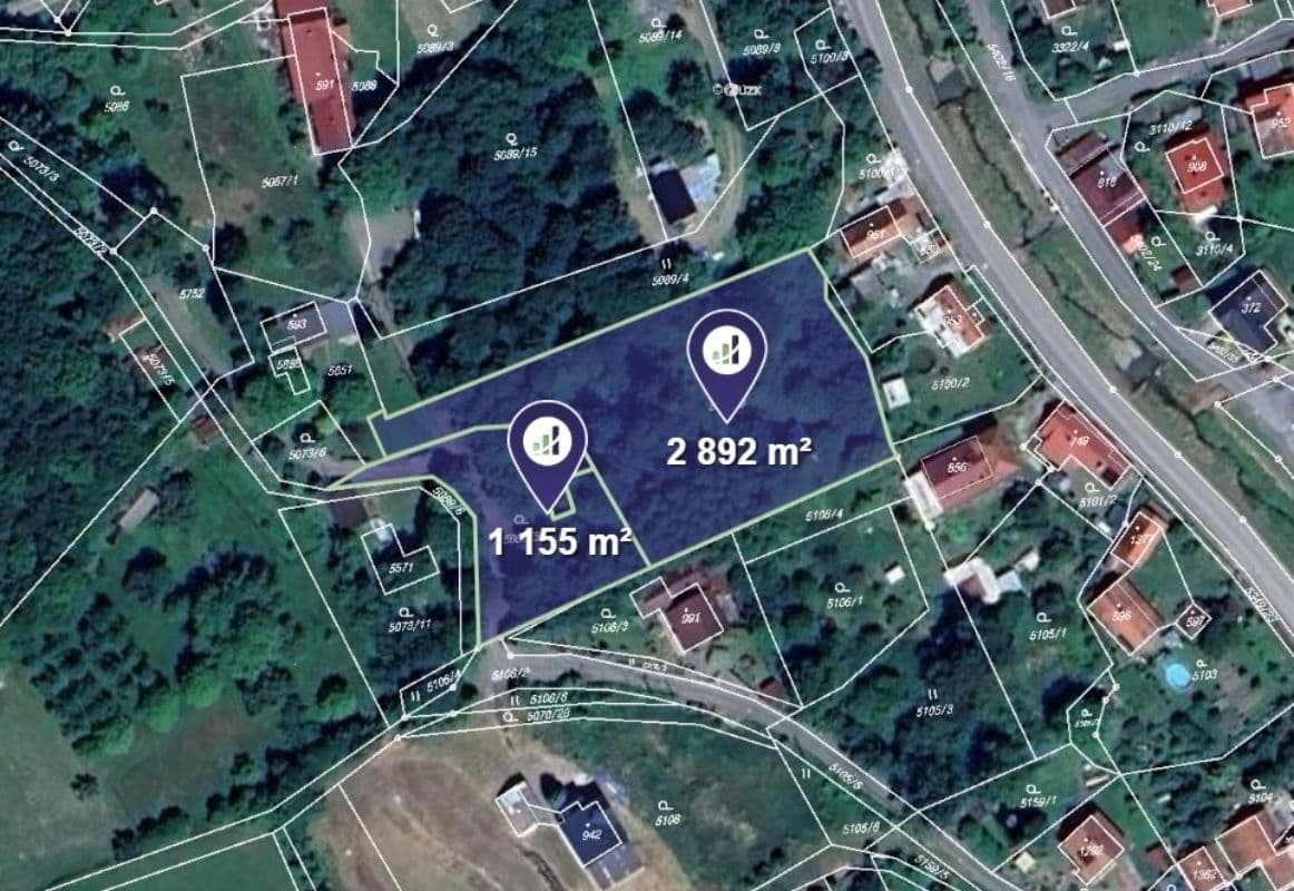 Predaj pozemku 4.047 m², Růžďka, Zlínský kraj Predaj pozemku 4.047 m², Růžďka, Zlínský kraj