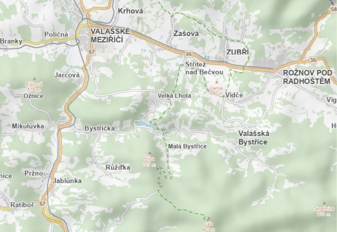 Predaj pozemku 4.047 m², Růžďka, Zlínský kraj Predaj pozemku 4.047 m², Růžďka, Zlínský kraj
