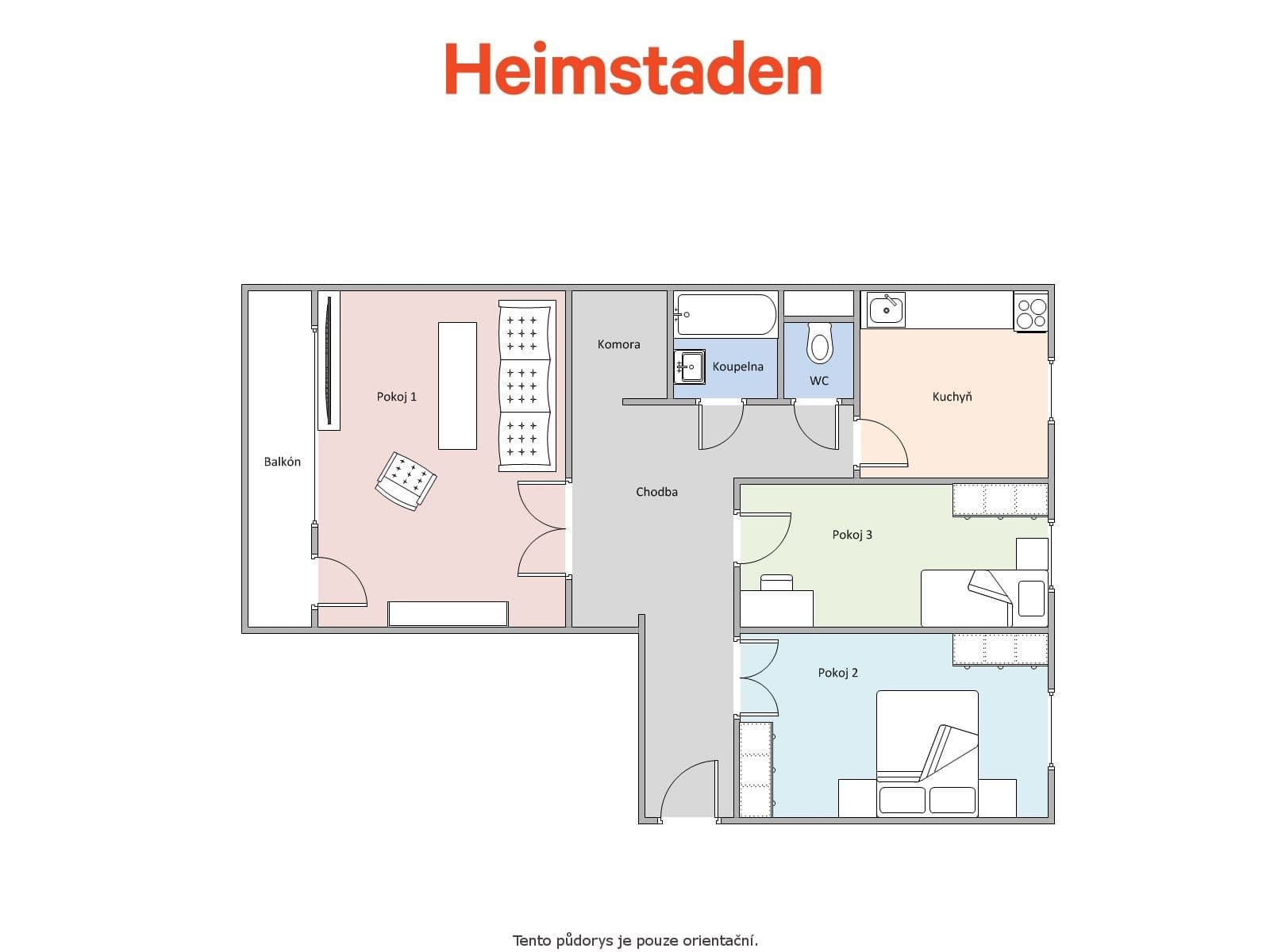 Prenájom bytu 3-izbový 72 m², Závodní, Karviná, Moravskoslezský kraj Prenájom bytu 3-izbový 72 m², Závodní, Karviná, Moravskoslezský kraj