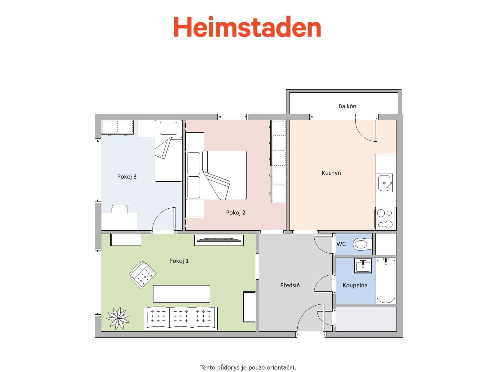 Prenájom bytu 3-izbový 66 m², Okružní, Český Těšín, Moravskoslezský kraj Prenájom bytu 3-izbový 66 m², Okružní, Český Těšín, Moravskoslezský kraj