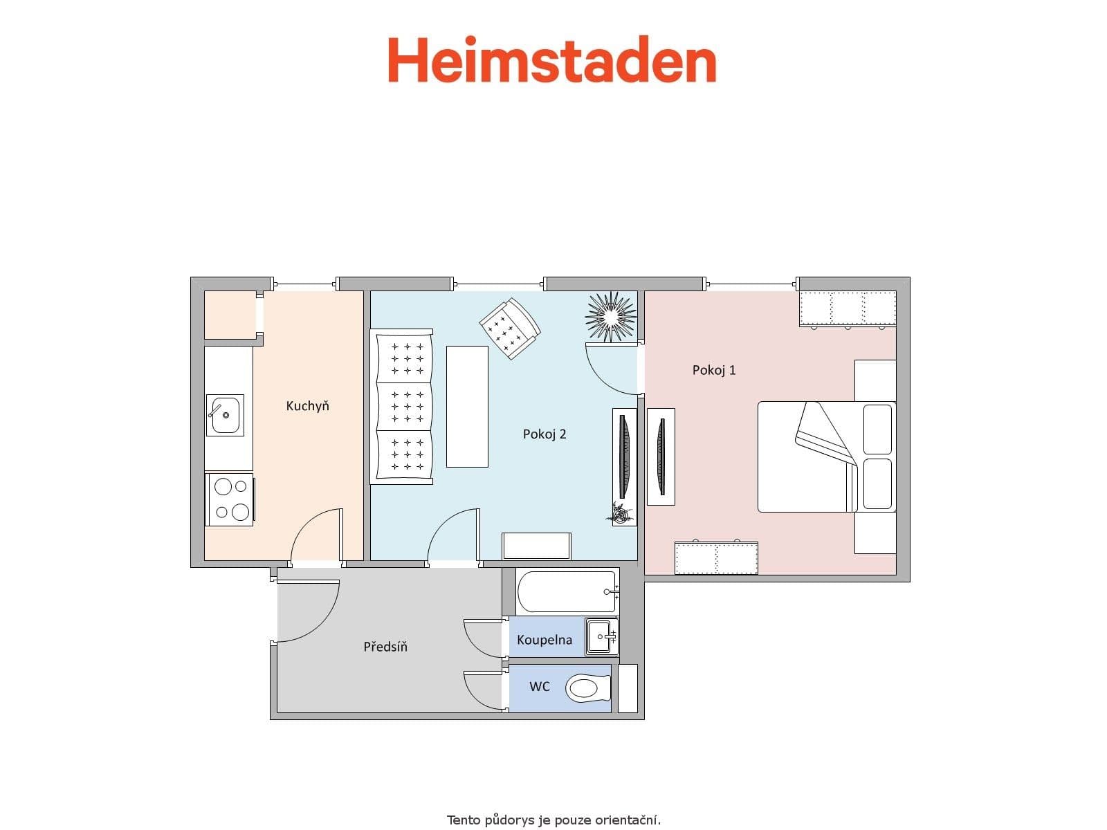 Prenájom bytu 2-izbový 56 m², Mírová, Havířov, Moravskoslezský kraj Prenájom bytu 2-izbový 56 m², Mírová, Havířov, Moravskoslezský kraj