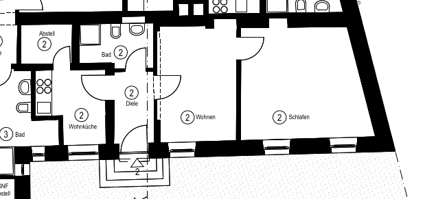 Prenájom bytu 1-izbový 49 m², Billerstraße 5, Augsburg, Bavorsko Prenájom bytu 1-izbový 49 m², Billerstraße 5, Augsburg, Bavorsko