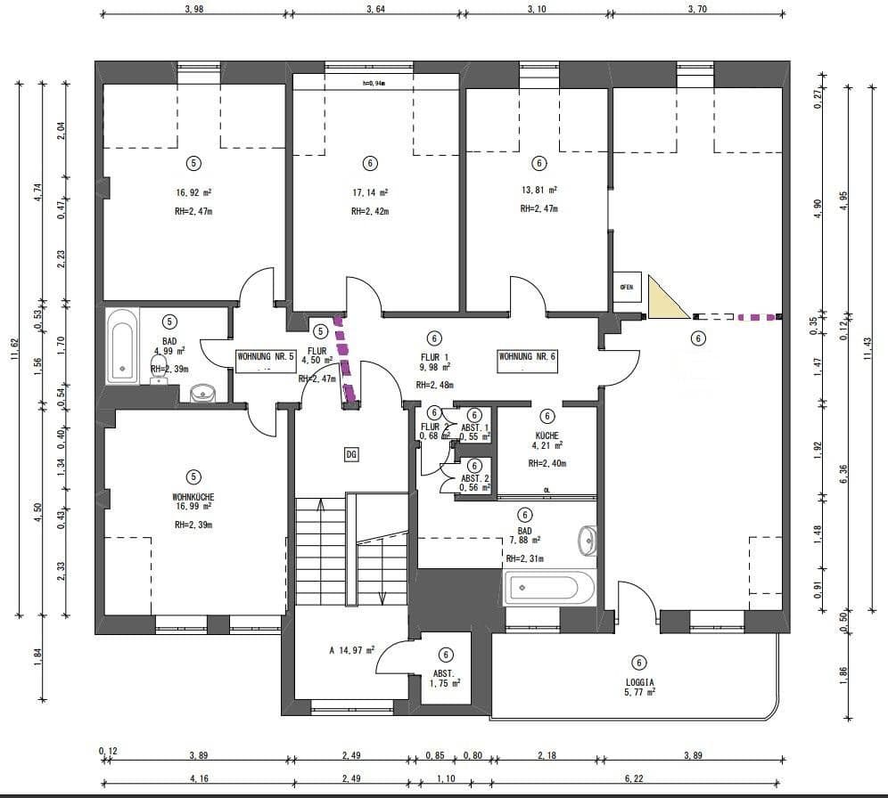 Predaj bytu 6-izbový 152 m², Wilhelm-Leuschner-Str. 40, Darmstadt, Hesensko Predaj bytu 6-izbový 152 m², Wilhelm-Leuschner-Str. 40, Darmstadt, Hesensko