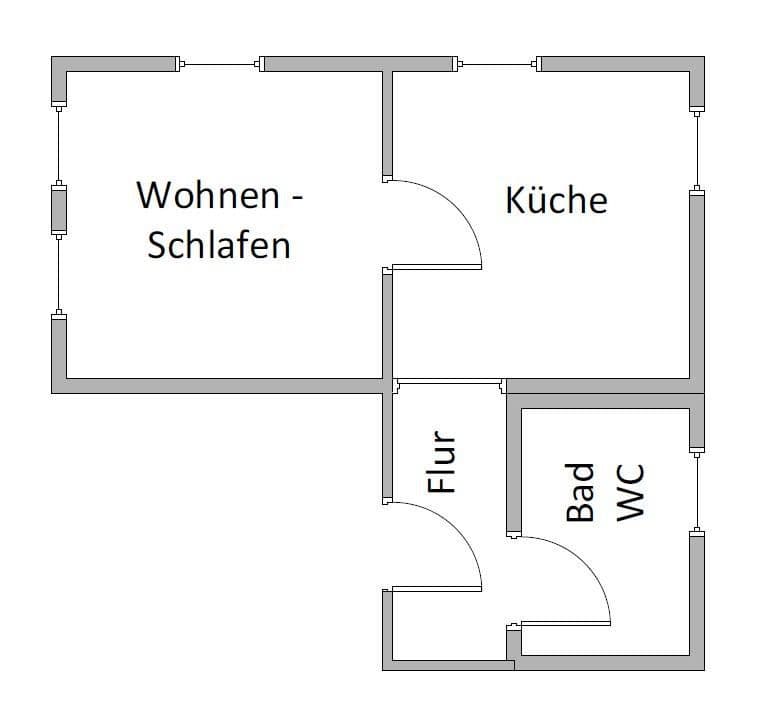 Prenájom bytu 1-izbový 35 m², Marktplatz 11, Schnaittach, Bavorsko Prenájom bytu 1-izbový 35 m², Marktplatz 11, Schnaittach, Bavorsko