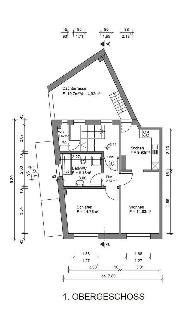Prenájom bytu 2-izbový 60 m², Bad Nauheim, Hesensko Prenájom bytu 2-izbový 60 m², Bad Nauheim, Hesensko