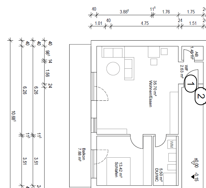 Prenájom bytu 2-izbový 67 m², Alte Amberger Str. 3a, Kemnath, Bavorsko Prenájom bytu 2-izbový 67 m², Alte Amberger Str. 3a, Kemnath, Bavorsko