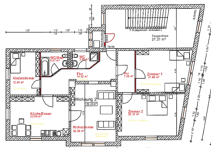 Prenájom bytu 4-izbový 140 m², Wilhelm-Stolle-Platz 1, Zwickau, Sasko Prenájom bytu 4-izbový 140 m², Wilhelm-Stolle-Platz 1, Zwickau, Sasko
