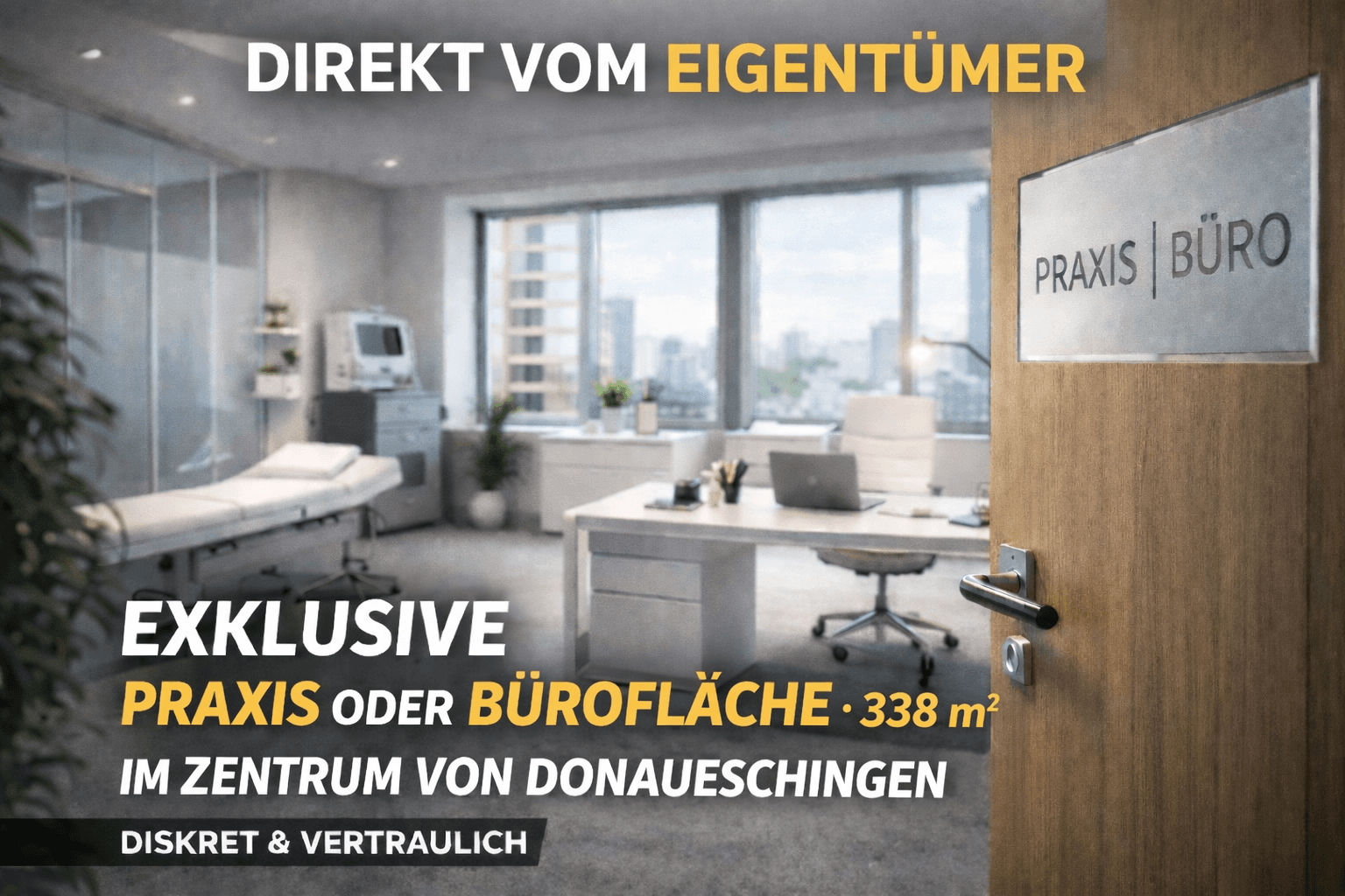 Prenájom kancelárie 338 m², Donaueschingen, Bádensko-Wurttembersko Prenájom kancelárie 338 m², Donaueschingen, Bádensko-Wurttembersko