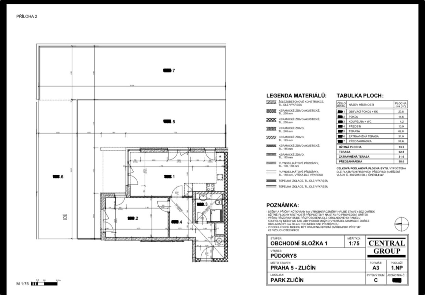 Predaj bytu 2-izbový 54 m², K Metru, Praha, Praha Predaj bytu 2-izbový 54 m², K Metru, Praha, Praha