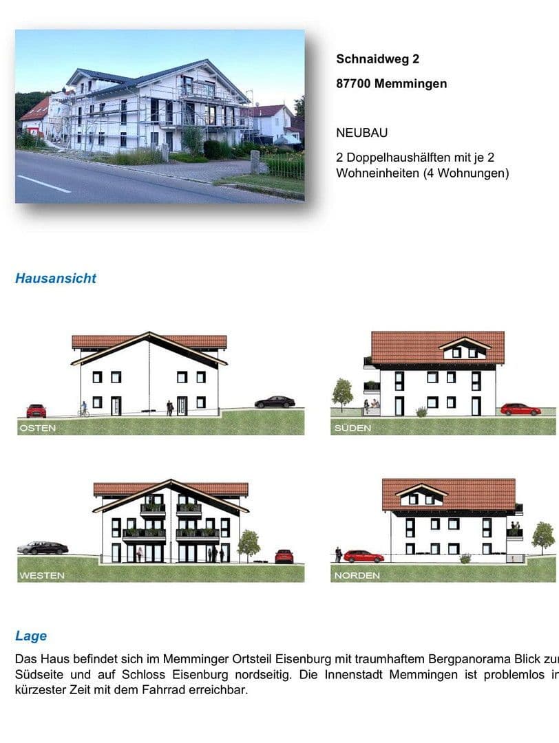 Prenájom bytu 3-izbový 86 m², Schnaidweg2, Memmingen Eisenburg, Bavorsko Prenájom bytu 3-izbový 86 m², Schnaidweg2, Memmingen Eisenburg, Bavorsko