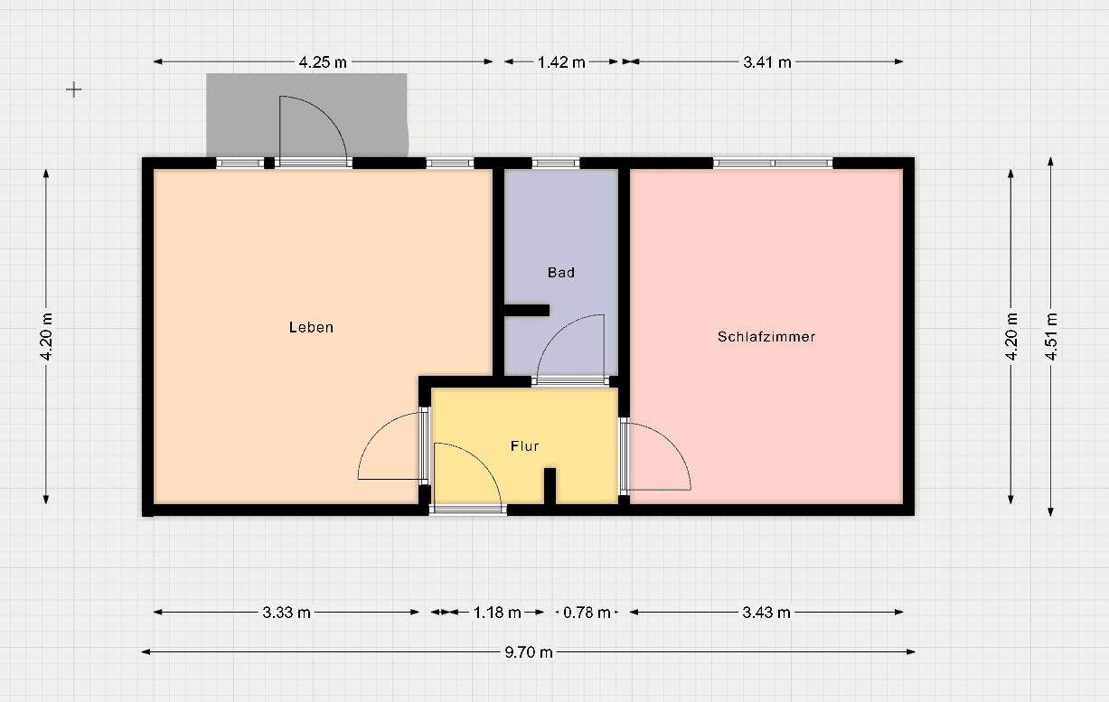 Prenájom bytu 2-izbový 40 m², Ostendstraße 81, Neuburg an der Donau, Bavorsko Prenájom bytu 2-izbový 40 m², Ostendstraße 81, Neuburg an der Donau, Bavorsko