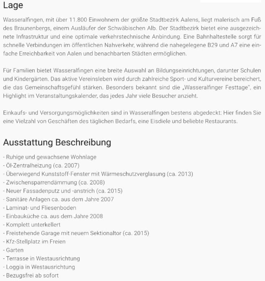 Predaj domu 120 m², pozemek 1.061 m², Aalen, Bádensko-Wurttembersko Predaj domu 120 m², pozemek 1.061 m², Aalen, Bádensko-Wurttembersko