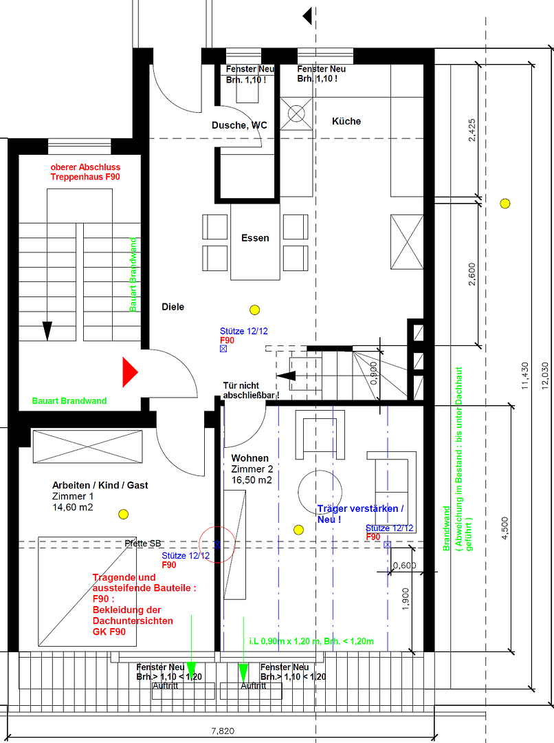 Prenájom bytu 5-izbový 100 m², Ostwall 25, Dortmund, Severné Porýnie - Westfálsko Prenájom bytu 5-izbový 100 m², Ostwall 25, Dortmund, Severné Porýnie - Westfálsko
