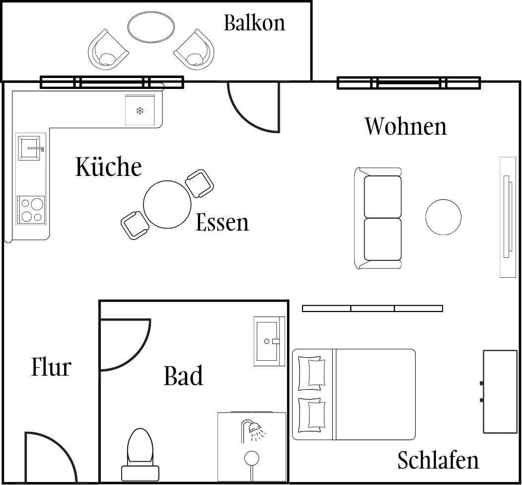 Prenájom bytu 1-izbový 41 m², Luisenstraße 45, Düsseldorf, Severné Porýnie - Westfálsko Prenájom bytu 1-izbový 41 m², Luisenstraße 45, Düsseldorf, Severné Porýnie - Westfálsko