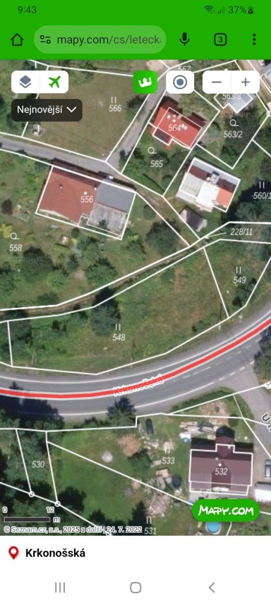 Predaj pozemku 1.034 m², Krkonošská, Desná, Liberecký kraj Predaj pozemku 1.034 m², Krkonošská, Desná, Liberecký kraj