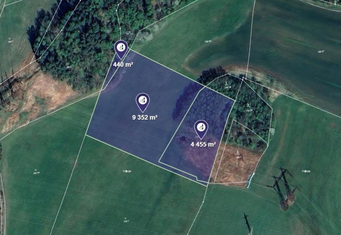 Predaj pozemku 14.247 m², Český Dub, Liberecký kraj Predaj pozemku 14.247 m², Český Dub, Liberecký kraj