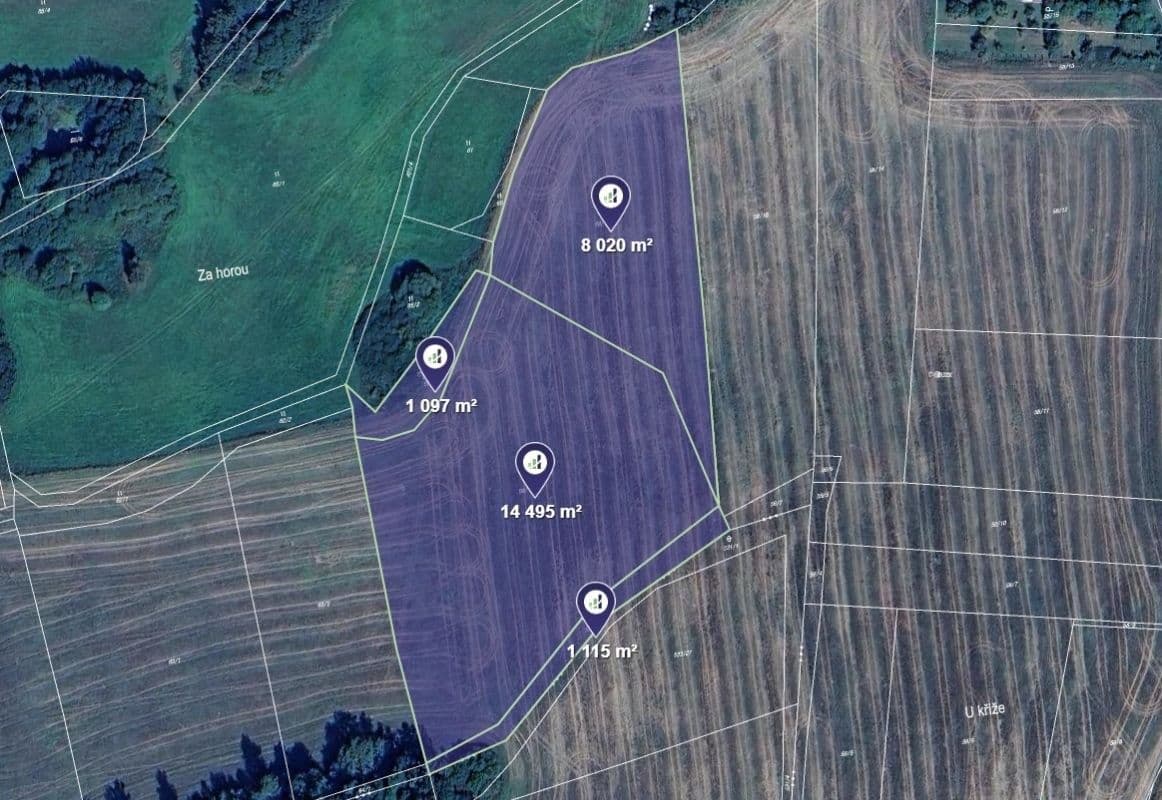 Predaj pozemku 24.727 m², Životice, Plzeňský kraj Predaj pozemku 24.727 m², Životice, Plzeňský kraj