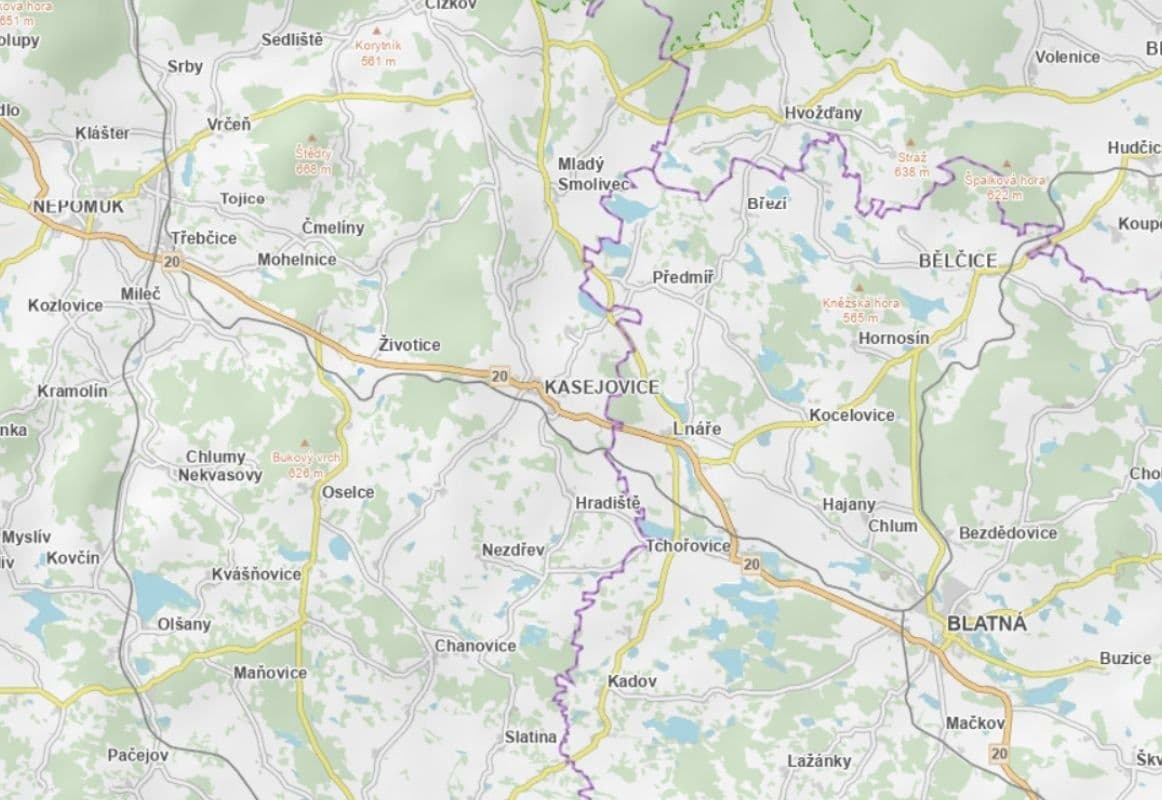 Predaj pozemku 24.727 m², Životice, Plzeňský kraj Predaj pozemku 24.727 m², Životice, Plzeňský kraj