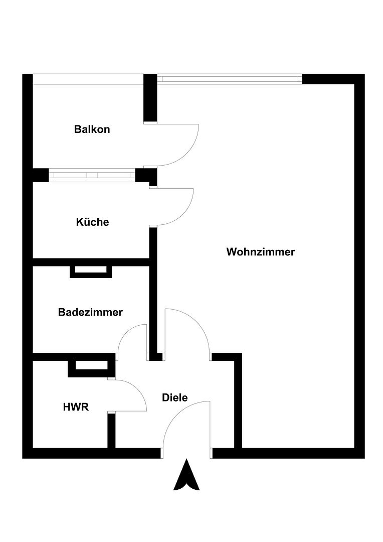 Predaj bytu 1-izbový 36 m², Huchting, Brémy Predaj bytu 1-izbový 36 m², Huchting, Brémy