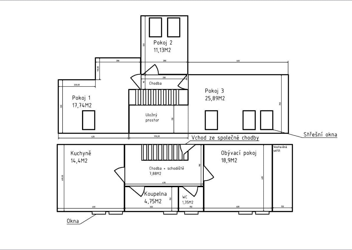 Predaj bytu 4-izbový 104 m², Na Mlynářce, Rudná, Středočeský kraj Predaj bytu 4-izbový 104 m², Na Mlynářce, Rudná, Středočeský kraj