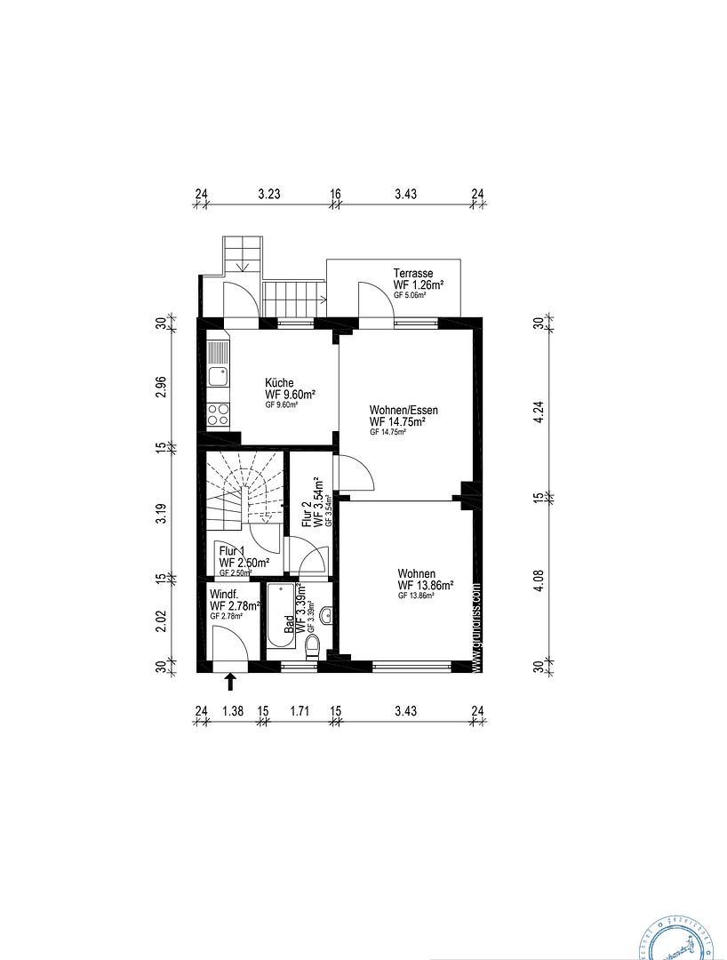 Predaj domu 144 m², pozemek 320 m², Bremerhaven, Brémy Predaj domu 144 m², pozemek 320 m², Bremerhaven, Brémy