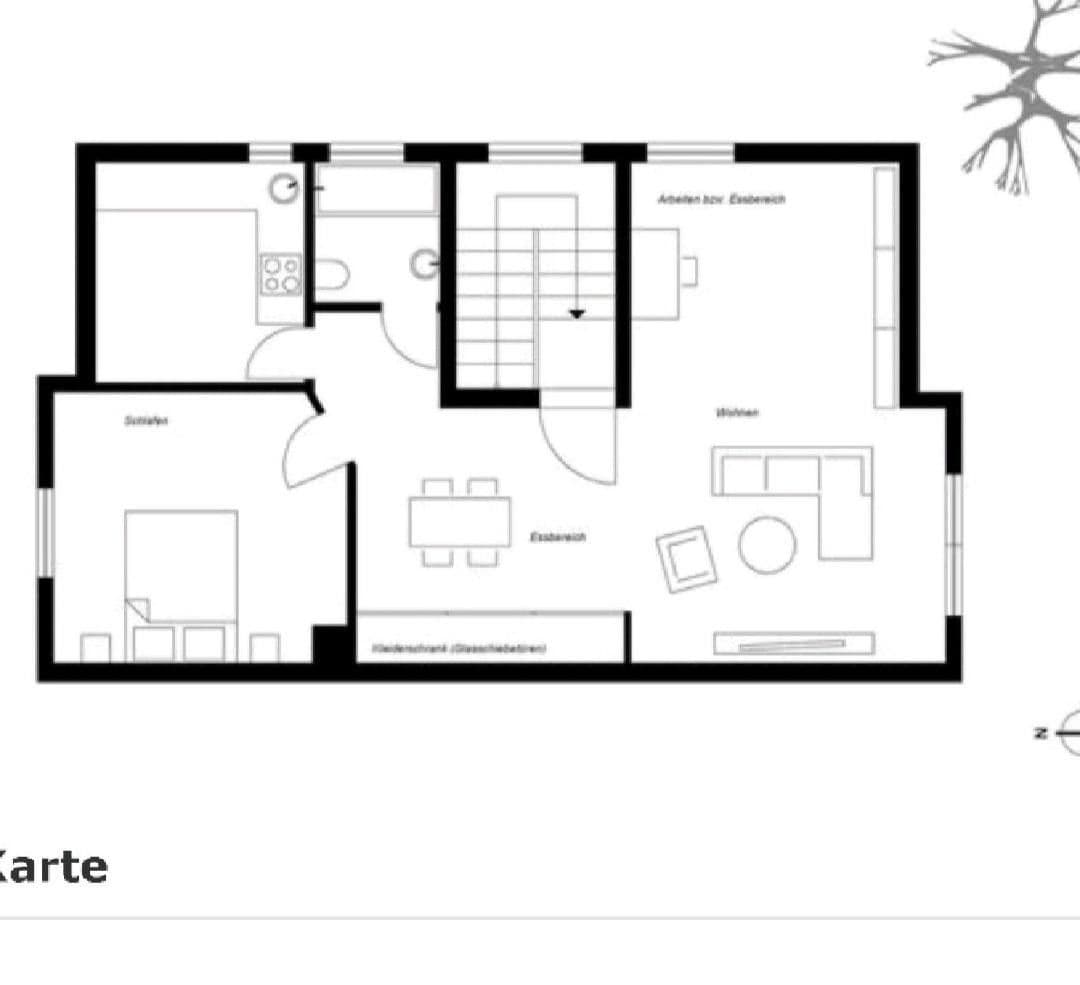 Prenájom bytu 2-izbový 60 m², Bruchköbel, Hesensko Prenájom bytu 2-izbový 60 m², Bruchköbel, Hesensko