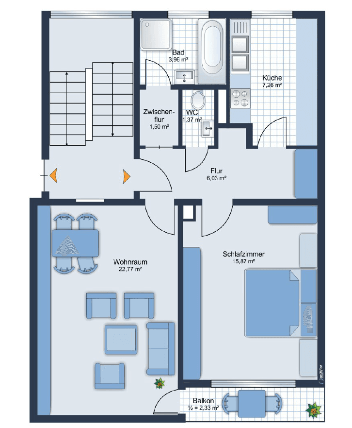 Predaj bytu 2-izbový 60 m², Zwernberger Weg 11, Nürnberg, Bavorsko Predaj bytu 2-izbový 60 m², Zwernberger Weg 11, Nürnberg, Bavorsko