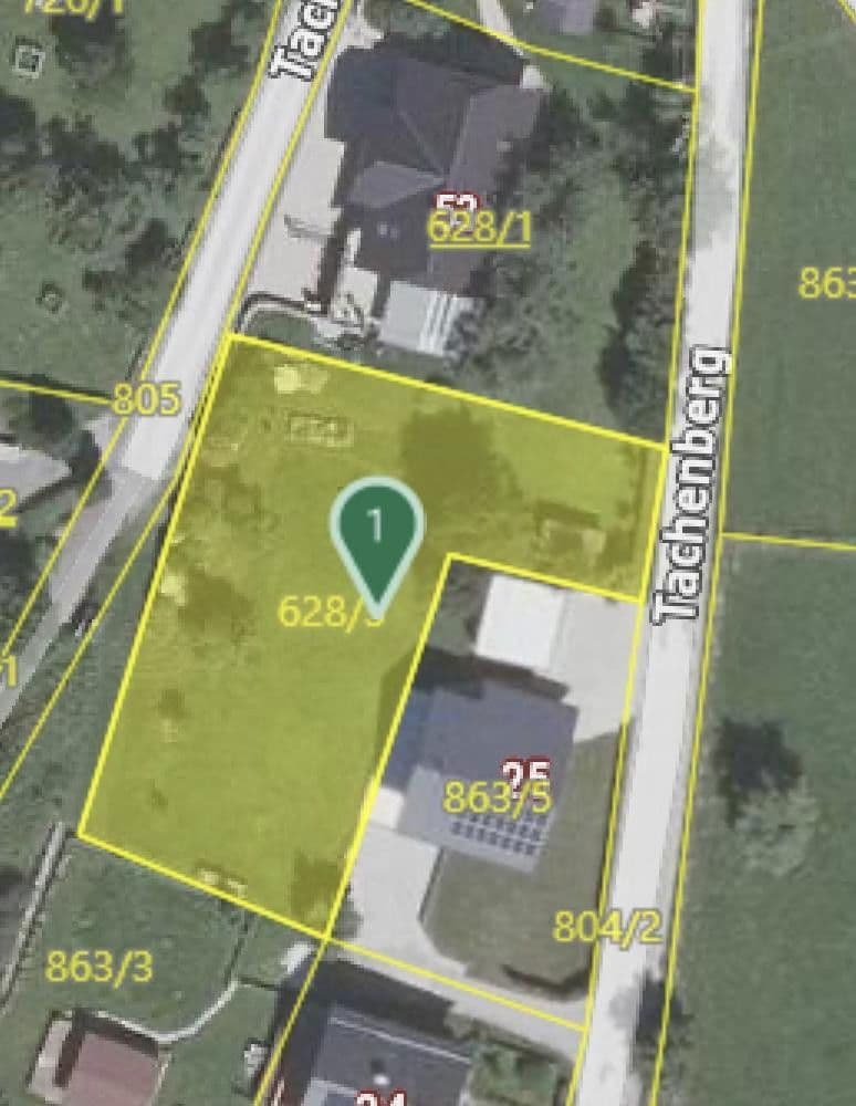 Predaj pozemku 1.123 m², Tachenberg, Aigen, Štajersko Predaj pozemku 1.123 m², Tachenberg, Aigen, Štajersko