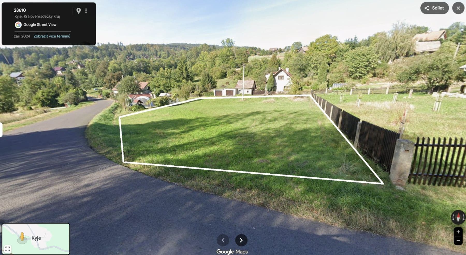 Predaj pozemku 1.000 m², Kyje, Královéhradecký kraj Predaj pozemku 1.000 m², Kyje, Královéhradecký kraj