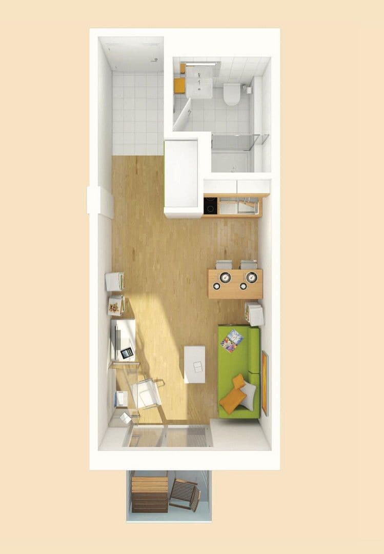 Predaj bytu 1-izbový 23 m², Sankt-Cajetan-Straße 37, München, Bavorsko Predaj bytu 1-izbový 23 m², Sankt-Cajetan-Straße 37, München, Bavorsko