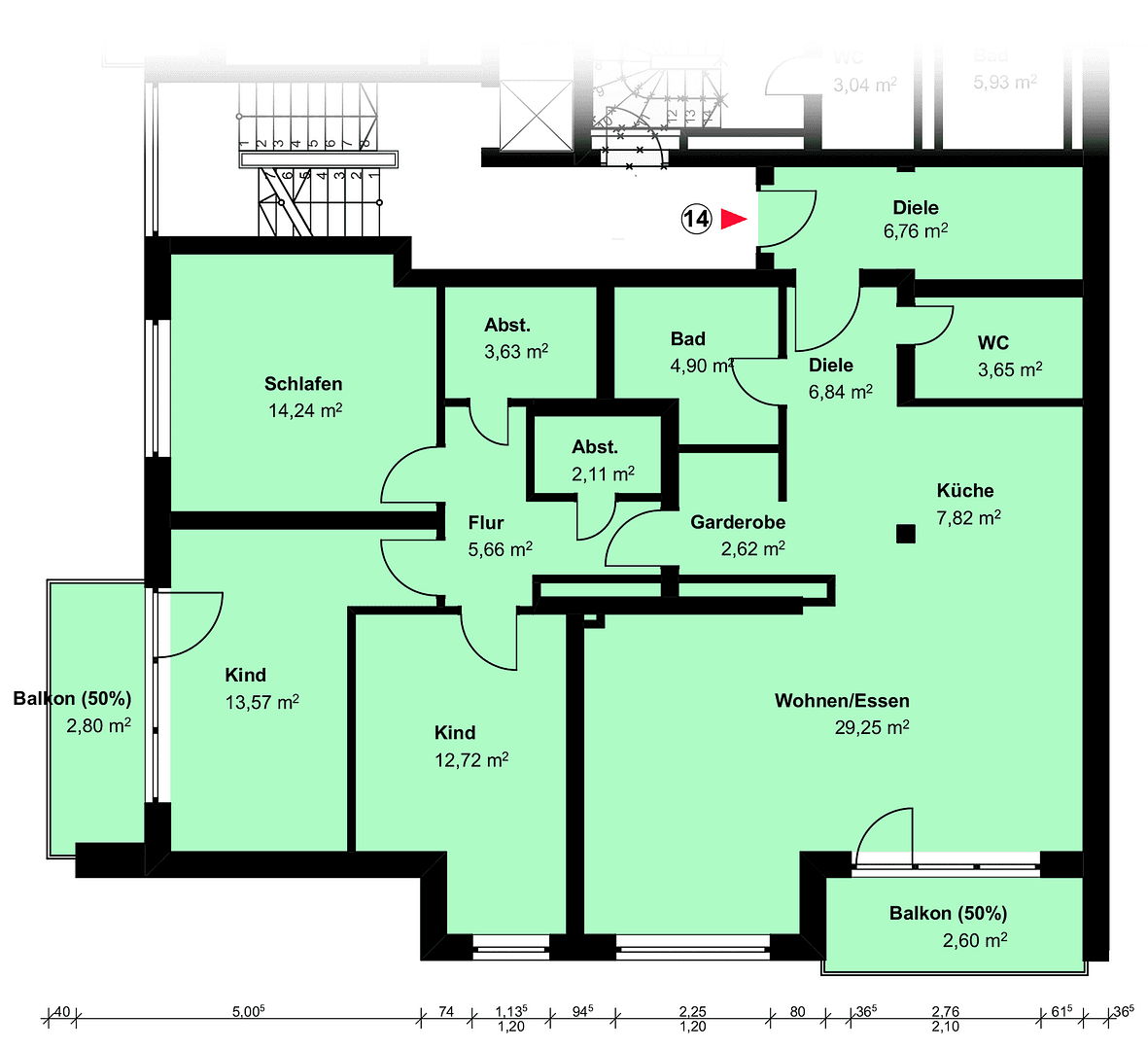 Predaj bytu 4-izbový 115 m², Goethestr. 56, Düsseldorf, Severné Porýnie - Westfálsko Predaj bytu 4-izbový 115 m², Goethestr. 56, Düsseldorf, Severné Porýnie - Westfálsko