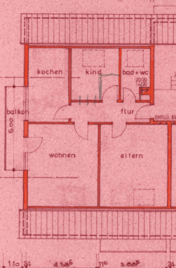 Prenájom bytu 3-izbový 64 m², Filderstadt, Bádensko-Wurttembersko Prenájom bytu 3-izbový 64 m², Filderstadt, Bádensko-Wurttembersko