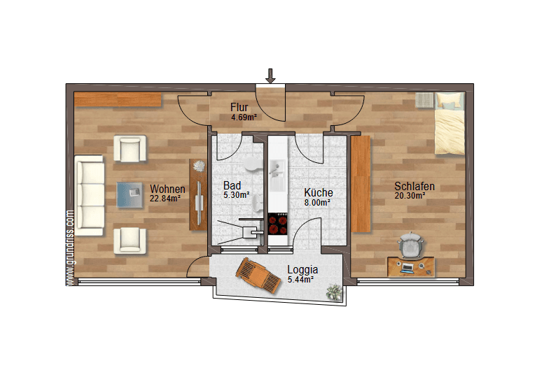 Predaj bytu 2-izbový 64 m², Arnoldstraße 34, Stuttgart, Bádensko-Wurttembersko Predaj bytu 2-izbový 64 m², Arnoldstraße 34, Stuttgart, Bádensko-Wurttembersko