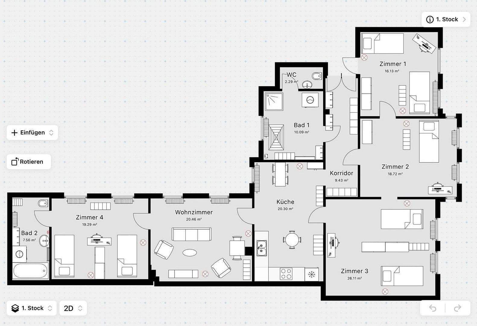 Prenájom bytu 5-izbový 155 m², Merseburger Str. 406, Halle/Saale, Sasko-Anhaltsko Prenájom bytu 5-izbový 155 m², Merseburger Str. 406, Halle/Saale, Sasko-Anhaltsko