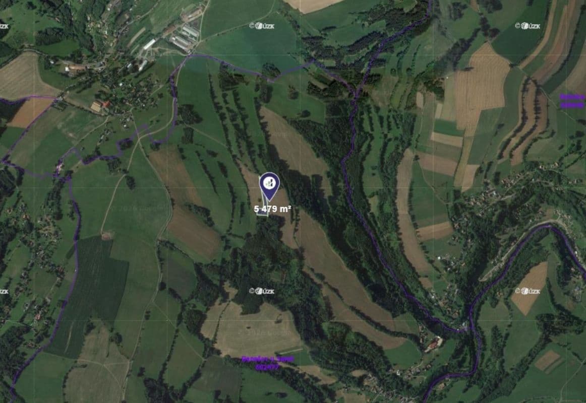 Predaj pozemku 5.479 m², Benešov u Semil, Liberecký kraj Predaj pozemku 5.479 m², Benešov u Semil, Liberecký kraj