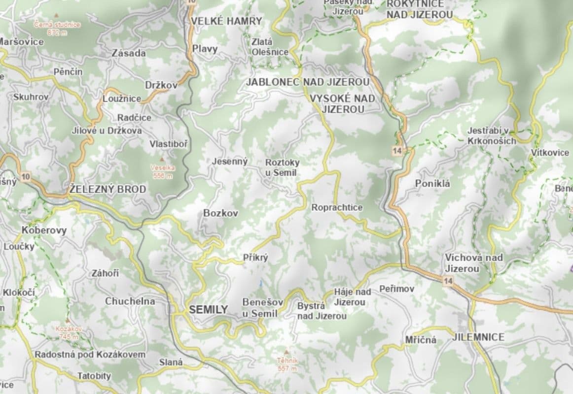 Predaj pozemku 5.479 m², Benešov u Semil, Liberecký kraj Predaj pozemku 5.479 m², Benešov u Semil, Liberecký kraj