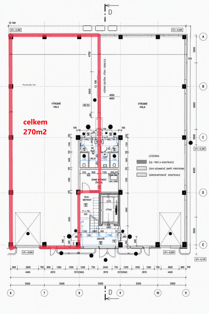 Prenájom nebytového priestoru 580 m², K Pérovně, Praha, Praha Prenájom nebytového priestoru 580 m², K Pérovně, Praha, Praha